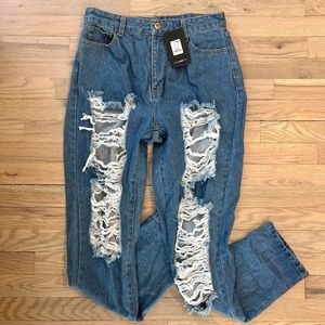 NWT Fashion Nova Boyfriend Jeans